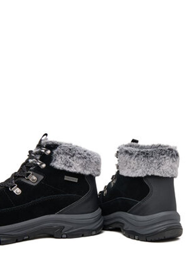 skechers - Skechers Trekkingi Trego 167882/BLK Czarny. Kolor: czarny. Materiał: skóra, zamsz