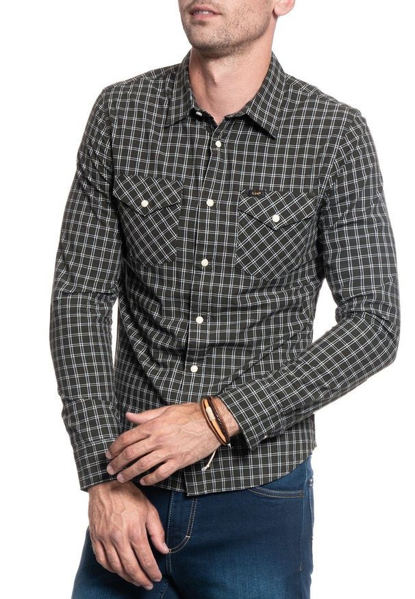 Lee - LEE CLEAN WESTERN SHIRT SERPICO GREEN L644RFOJ 112115613