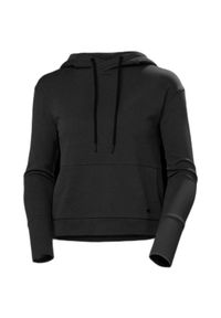 Damska bluza z kapturem Helly Hansen lifa tech lite. Typ kołnierza: kaptur. Kolor: czarny