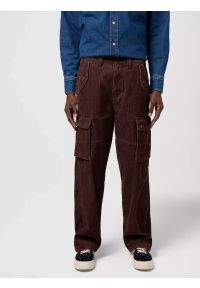 Wrangler - MĘSKIE SPODNIE WRANGLER CJ LOOSE CARGO MAHOGANY 112371049 #1