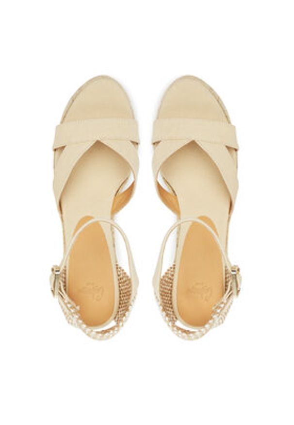 Castañer Espadryle Bruna/8ED/001025761 Beżowy. Kolor: beżowy. Materiał: materiał