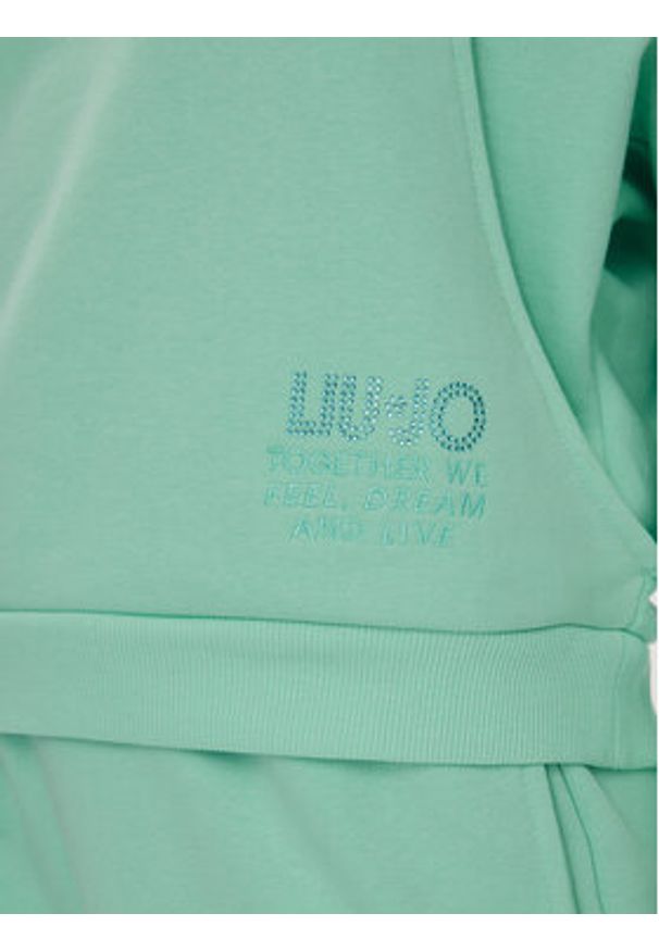 Liu Jo Bluza MA4385 F0873 Zielony Regular Fit. Kolor: zielony. Materiał: bawełna