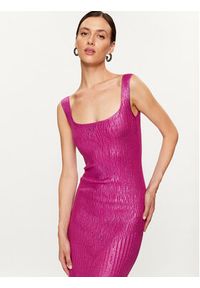Pinko Sukienka dzianinowa Costina 102211 A1BF Różowy Slim Fit. Kolor: różowy. Materiał: wiskoza #3