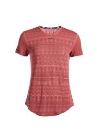 ARTENGO - Koszulka tenisowa damska Artengo Ultra Light 900. Kolor: różowy, wielokolorowy, czerwony. Materiał: poliamid, poliester, materiał. Sport: tenis
