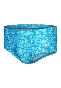 Slipy kąpielówki męskie Speedo Allover Digital. Kolor: biały, wielokolorowy, niebieski, turkusowy. Materiał: lycra, poliester