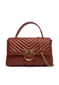 Pinko - PINKO Torebka Love Lady Puff Classic Cl PE 25 PLTT 100043 A0GK Brązowy. Kolor: brązowy. Materiał: skórzane #1