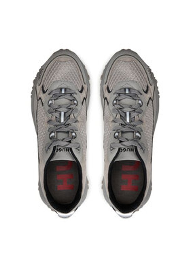 Hugo Sneakersy 50517148 Szary. Kolor: szary. Materiał: materiał