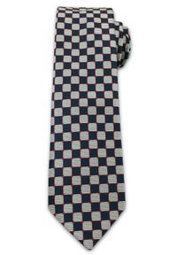 Oryginalny, Męski Krawat w Szachownicę - 6,7 cm - Chattier, Wielokolorowy. Kolor: wielokolorowy. Materiał: tkanina. Styl: elegancki, wizytowy #1
