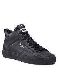 Pepe Jeans Sneakersy Yogi Original Boot PMS30789 Czarny. Kolor: czarny. Materiał: skóra #1