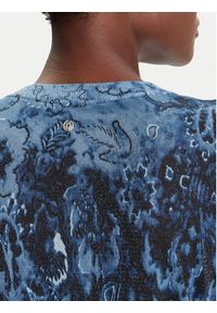 Desigual Kardigan Kassidy 25WWJF12 Niebieski Regular Fit. Kolor: niebieski. Materiał: wiskoza #3
