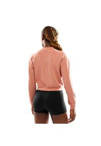SIROKO - Bluza treningowa crop top dla kobiet Fitness Siroko Pinnacle. Kolor: pomarańczowy, wielokolorowy, różowy. Materiał: materiał. Sport: fitness