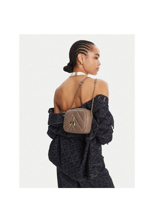 Torebka Patrizia Pepe. Kolor: brązowy