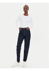 Calvin Klein Jeans Jeansy J20J224028 Granatowy Mom Fit. Kolor: niebieski