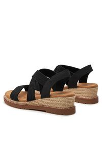 skechers - Skechers Espadryle 114688/BLK Czarny. Kolor: czarny. Materiał: materiał #6