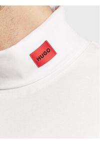 Hugo Golf Derollo224 50479373 Biały Slim Fit. Typ kołnierza: golf. Kolor: biały. Materiał: bawełna #5