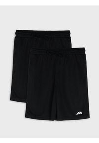 Sinsay - Szorty sportowe 2 pack Active - czarny. Kolor: czarny. Styl: sportowy