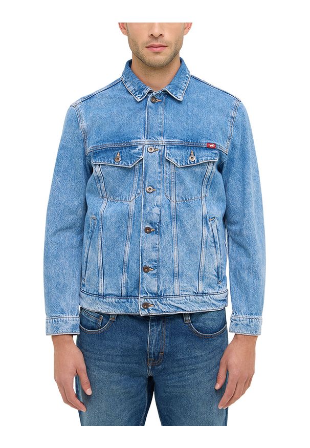 Męska Kurtka Jeansowa Mustang Style Dallas Jacket Denim Blue 1016352 5000 310. Materiał: jeans, denim