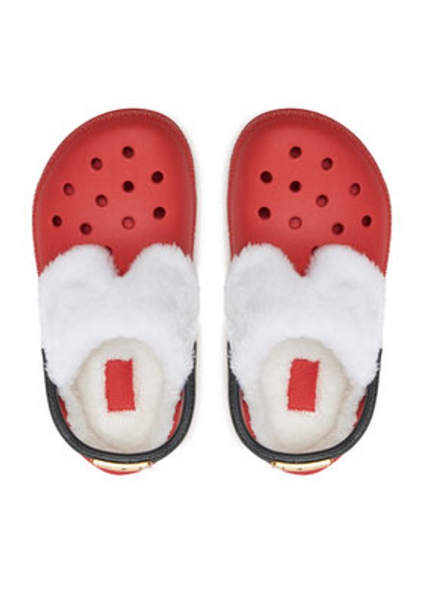 Crocs Klapki Classic Lined Santa Clog 210933 Czerwony. Kolor: czerwony