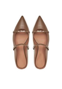 MALONE SOULIERS Klapki Maureen Flat 328 Brązowy. Kolor: brązowy. Materiał: skóra #4
