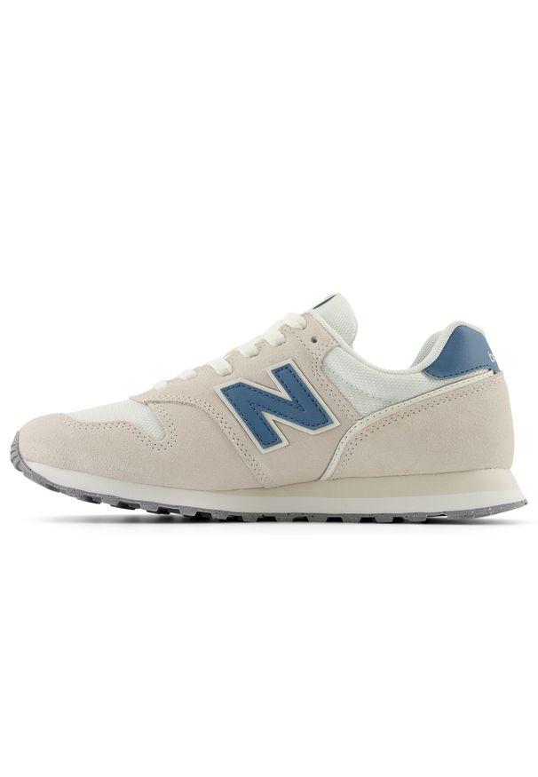 Buty damskie New Balance WL373OJ2 – beżowe. Okazja: na co dzień. Kolor: beżowy. Materiał: guma, materiał, zamsz, skóra, syntetyk. Szerokość cholewki: normalna. Model: New Balance 373