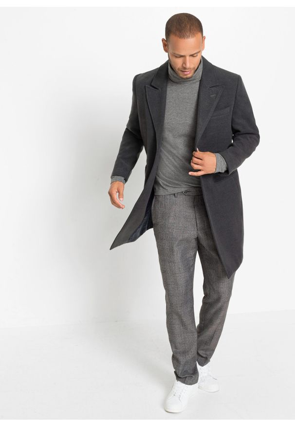 bonprix - Shirt z długim rękawem i golfem (2 szt.). Typ kołnierza: golf. Kolor: niebieski. Długość rękawa: długi rękaw. Długość: długie