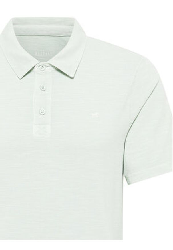 Mustang Polo Palco 1016505 Zielony Regular Fit. Typ kołnierza: polo. Kolor: zielony. Materiał: bawełna