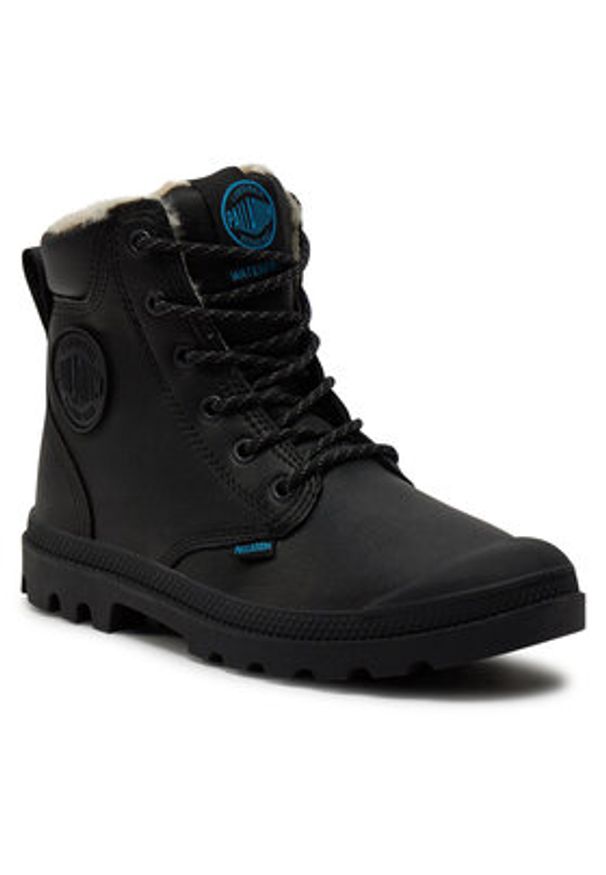 Palladium Trapery Pampa Sport Cuff WPS 72992-001-M Czarny. Kolor: czarny. Materiał: skóra. Styl: sportowy