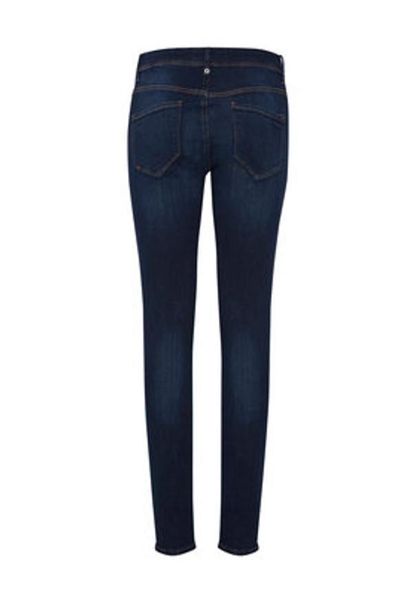 ICHI Jeansy 102011 Niebieski Skinny Fit. Kolor: niebieski