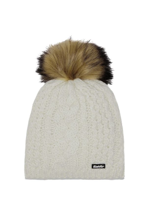 Eisbar - Czapka damska Afra Lux. Kolor: czarny. Materiał: poliester, wełna. Styl: sportowy