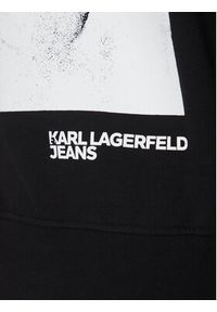 Karl Lagerfeld Jeans Bluza A2M20030 Czarny Relaxed Fit. Kolor: czarny. Materiał: bawełna
