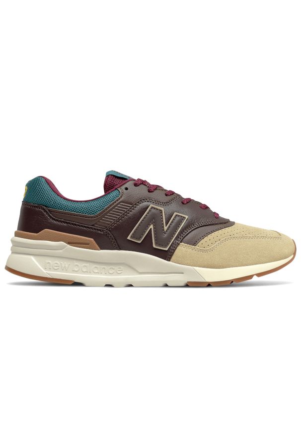 New Balance CM997HWE. Okazja: na co dzień. Materiał: guma, zamsz, materiał, syntetyk. Szerokość cholewki: normalna