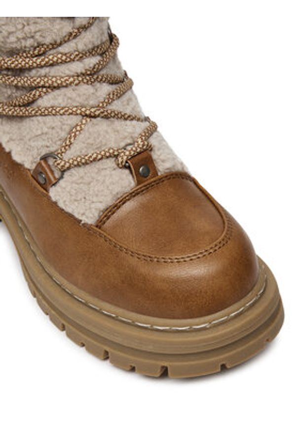 Kimberfeel Śniegowce Maria Brązowy. Kolor: brązowy. Materiał: skóra