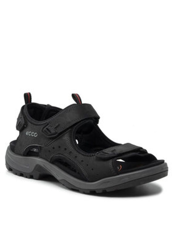 ecco - ECCO Sandały Offroad 82204412001 Czarny. Kolor: czarny. Materiał: nubuk, skóra