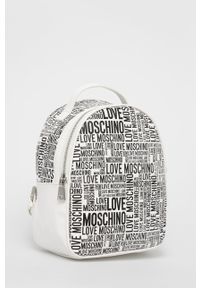 Love Moschino Plecak damski kolor biały mały wzorzysty. Kolor: biały #3