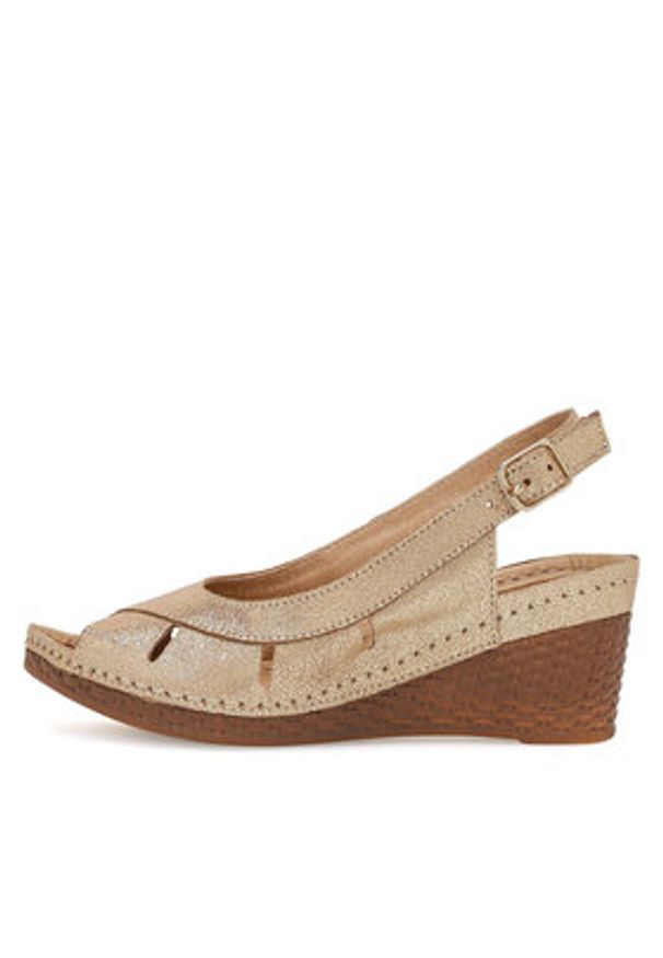 Lasocki Sandały ARC-N1890-02 Złoty. Kolor: złoty. Materiał: skóra