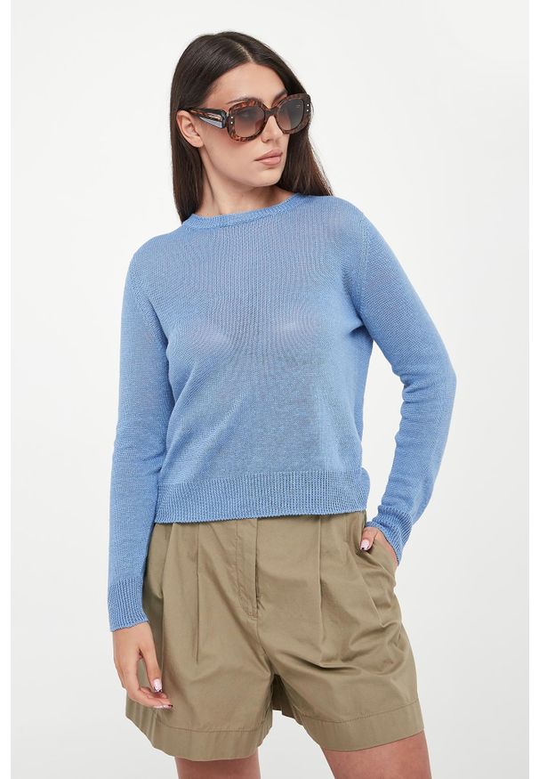 Weekend Max Mara - Sweter damski lniany Atzeco WEEKEND MAX MARA. Materiał: len