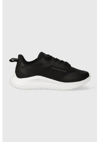 Calvin Klein Jeans sneakersy EVA RUNNER LACEUP MESH WN kolor czarny YW0YW01215. Nosek buta: okrągły. Zapięcie: sznurówki. Kolor: czarny. Materiał: mesh