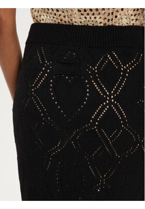 TwinSet - TWINSET Spódnica ołówkowa 242TP3453 Czarny Slim Fit. Kolor: czarny. Materiał: syntetyk