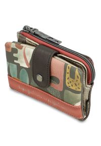 Brązowy Kompaktowy Damski Portfel Anekke Z Laleczką. Kolor: brązowy #4