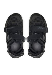 Adidas - adidas Sandały Terrex Hydroterra Sandals IF7596 Czarny. Kolor: czarny. Materiał: materiał #2