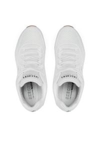 skechers - Skechers Sneakersy Uno 2 155543/WHT Biały. Kolor: biały. Materiał: skóra