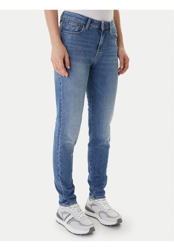 Tommy Jeans Jeansy Lucy DW0DW22434 Niebieski Slim Fit. Kolor: niebieski