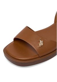 U.S. Polo Assn. Sandały EO-MARINA001W/6Y1 Brązowy. Kolor: brązowy. Materiał: skóra #7