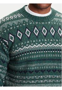 United Colors of Benetton - United Colors Of Benetton Sweter 1137K107V Zielony Regular Fit. Kolor: zielony. Materiał: wełna #5
