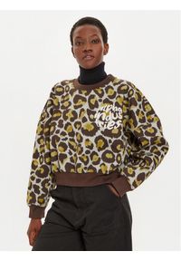 Alpha Industries Bluza 148030C Brązowy Regular Fit. Kolor: brązowy. Materiał: bawełna #1