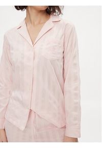 Lauren Ralph Lauren Piżama ILN92305 Różowy Regular Fit. Kolor: różowy. Materiał: bawełna #2
