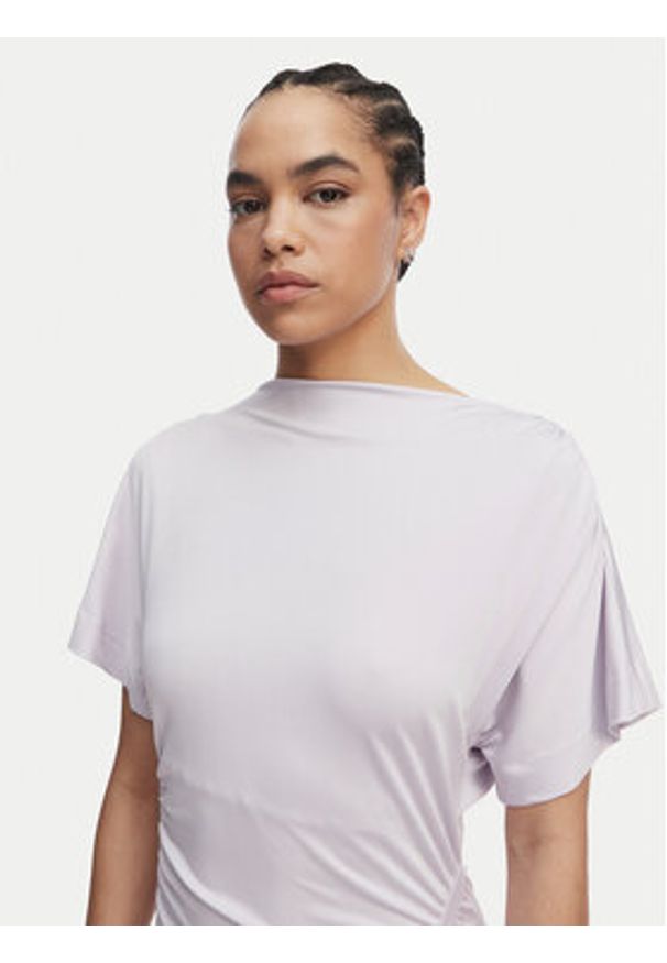 BOSS Sukienka wieczorowa Ecaren 50557298 Fioletowy jasny Slim Fit. Kolor: fioletowy. Materiał: wiskoza. Styl: wizytowy