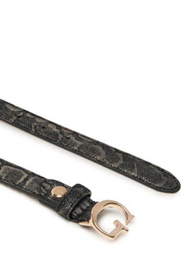 Guess Pasek Damski BW9222 P5220 Czarny. Kolor: czarny. Materiał: skóra