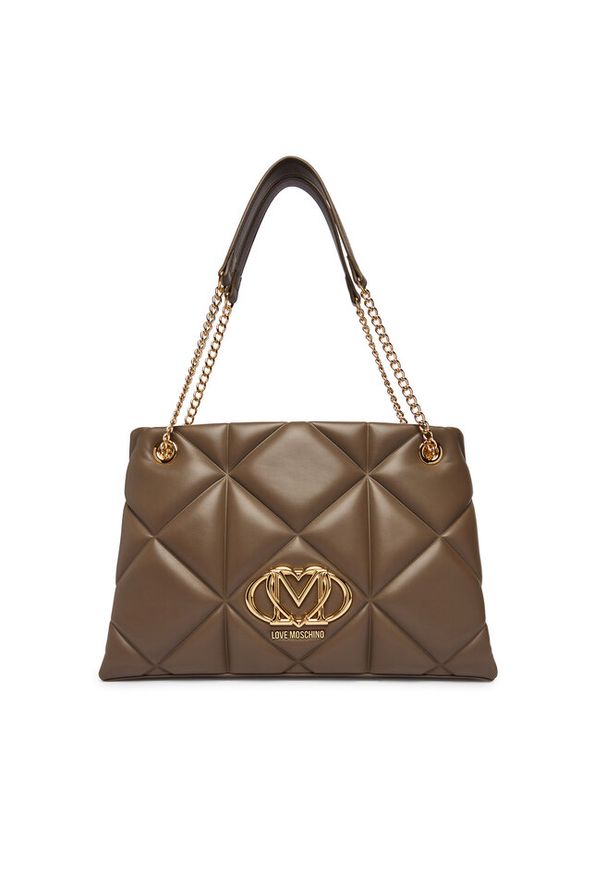 Love Moschino - Torebka LOVE MOSCHINO. Kolor: brązowy