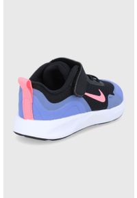 Nike Kids - Buty dziecięce WearAllDay. Nosek buta: okrągły. Zapięcie: rzepy. Kolor: czarny. Materiał: syntetyk, materiał, guma. Szerokość cholewki: normalna #5